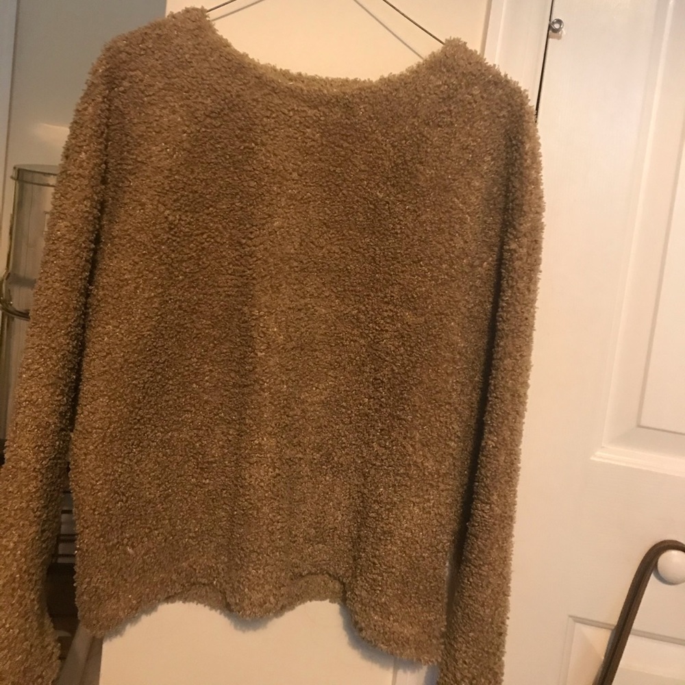 Chunky sweater.